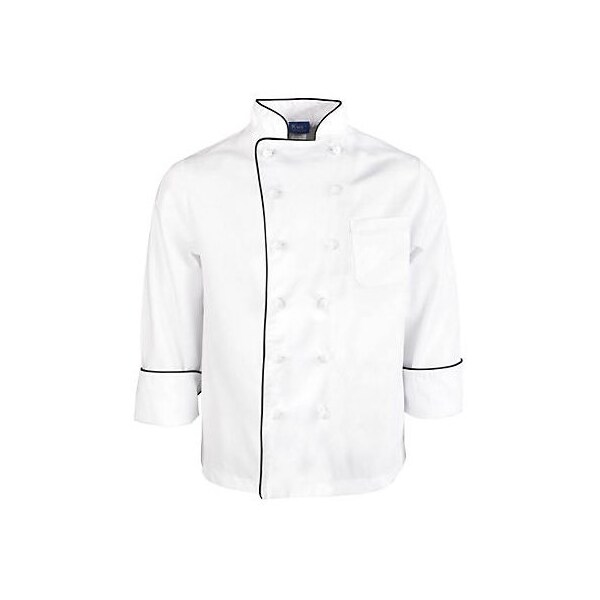 Allpoints Kng 3Xl Chef Coat Executive, Knot Buttons 10493XL - main